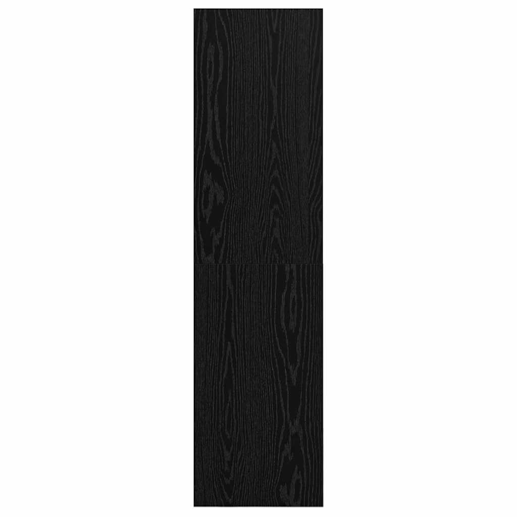 Mobile TV Rovere nero 37 x 37 x 142.5 cm Legno multistrato