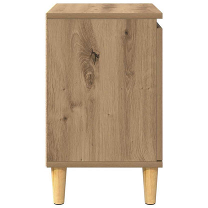 Armadio da Notte rovere artigianale 40 x 30 x 50 cm