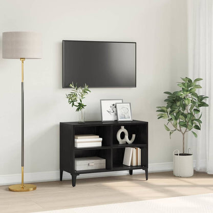 Mobile TV Nero 69.5 x 30 x 50 cm Legno multistrato