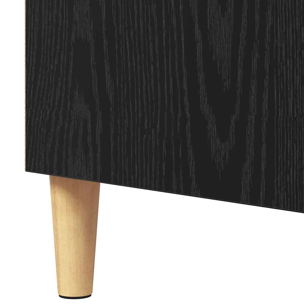 Credenza Rovere nero 57 x 35 x 89.5 cm Legno multistrato