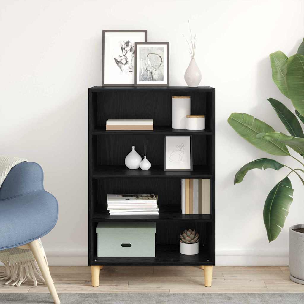 Credenza Rovere nero 57 x 35 x 89.5 cm Legno multistrato