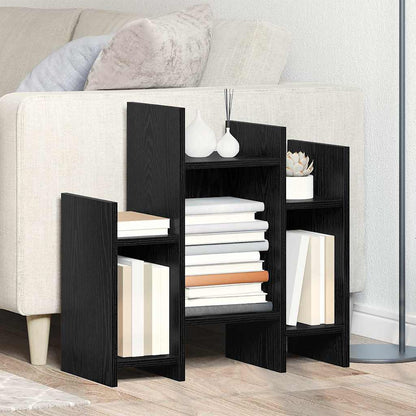 Mobile laterale Rovere nero 60 x 26 x 60 cm Legno multistrato