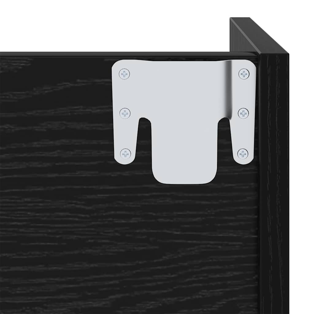 Armadio per scarpe da muro Altro Rovere nero Legno multistrato