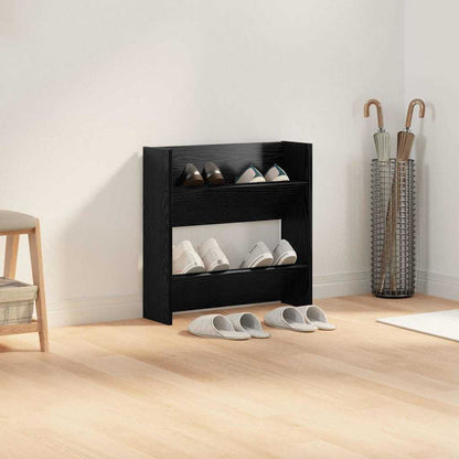 Armadio per scarpe da muro Altro Rovere nero Legno multistrato