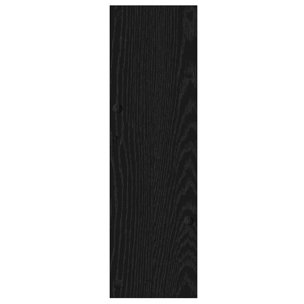 Armadi per scarpe da muro Altro Rovere nero Legno multistrato