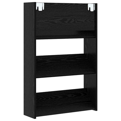 Armadi per scarpe da muro Altro Rovere nero Legno multistrato