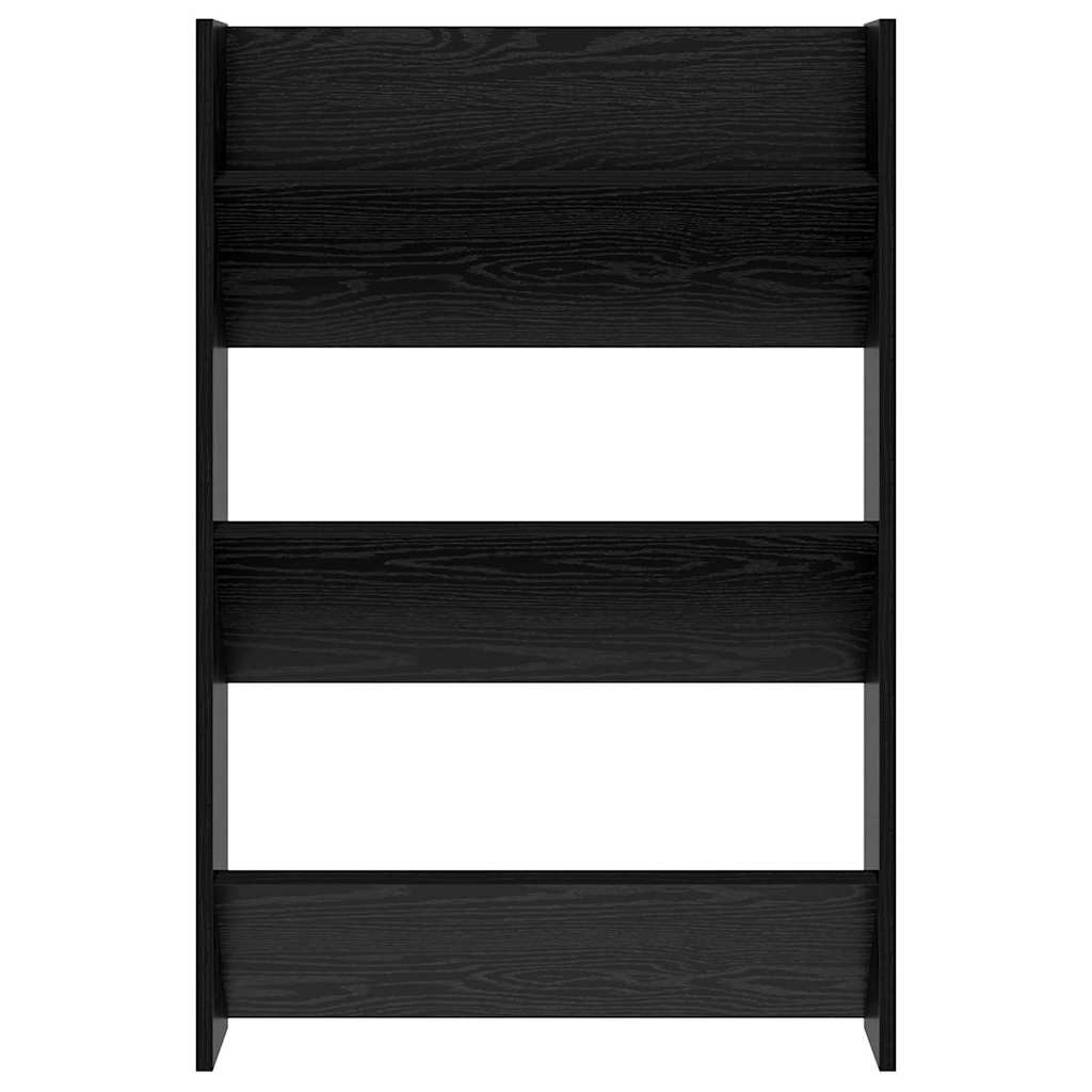 Armadi per scarpe da muro Altro Rovere nero Legno multistrato