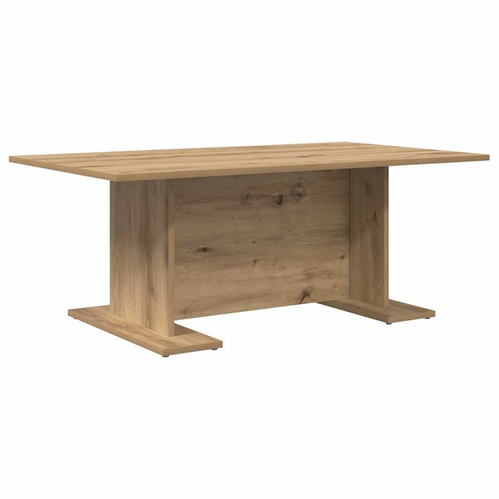 Tavolino da salotto rovere artigianale 103,5 x 60 x 40 cm