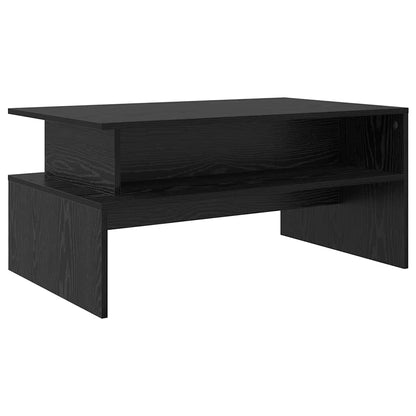 Tavolino da salotto Rovere nero 90 x 55 x 42.5 cm