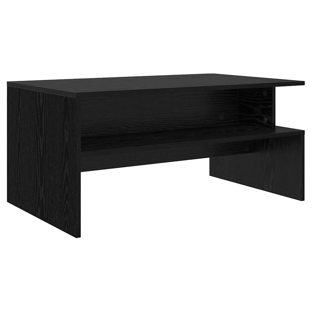 Tavolino da salotto Rovere nero 90 x 55 x 42.5 cm