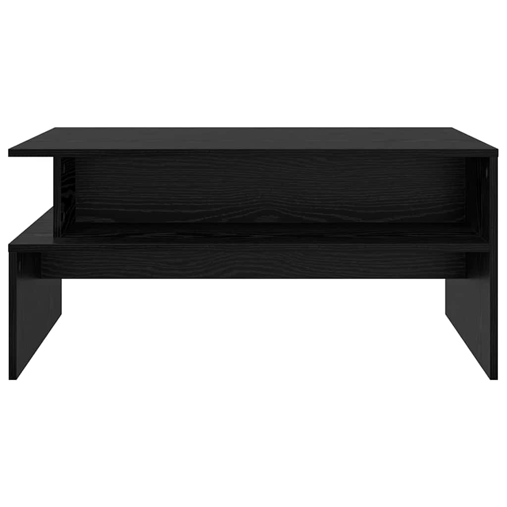 Tavolino da salotto Rovere nero 90 x 55 x 42.5 cm