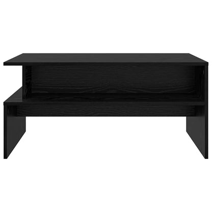 Tavolino da salotto Rovere nero 90 x 55 x 42.5 cm