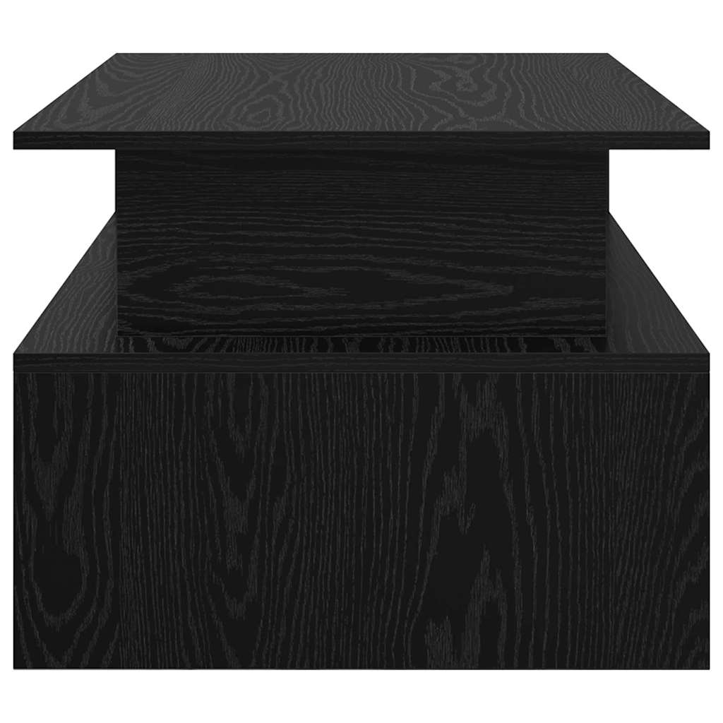 Tavolino da salotto Rovere nero 90 x 55 x 42.5 cm