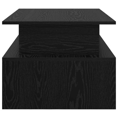 Tavolino da salotto Rovere nero 90 x 55 x 42.5 cm