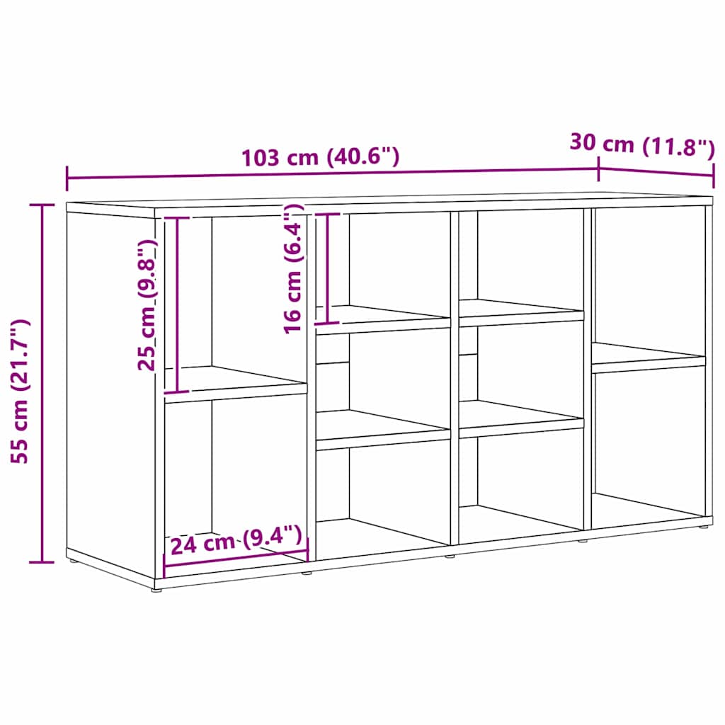 Panca per scarpe Altro rovere artigianale 103 x 30 x 54.5 cm