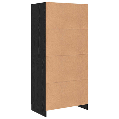 Guardaroba Rovere Nero 82,5 x 51,5 x 180 cm Legno multistrato | homemem39