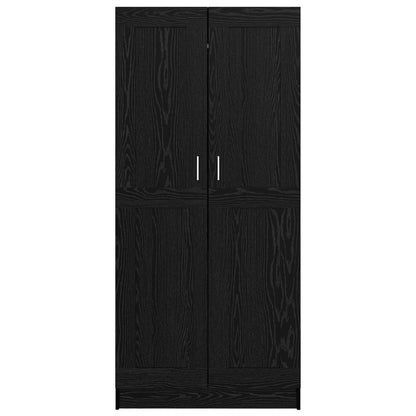 Guardaroba Rovere Nero 82,5 x 51,5 x 180 cm Legno multistrato | homemem39
