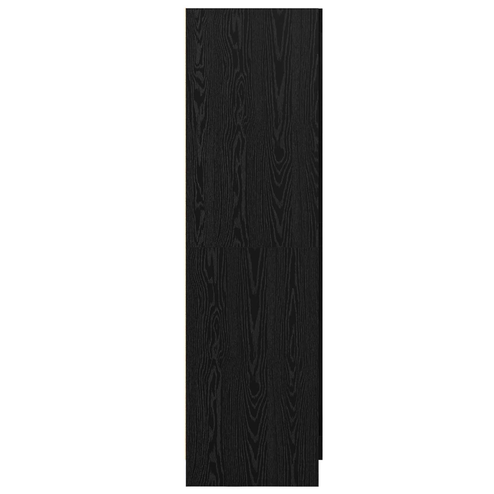 Guardaroba Rovere Nero 82,5 x 51,5 x 180 cm Legno multistrato | homemem39