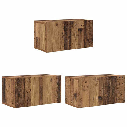 Mobile TV 3 pcs Marrone 60 x 30 x 30 cm Legno multistrato