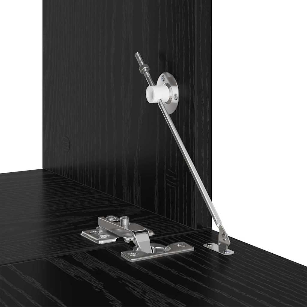 Mobile TV 3 pcs Nero 60 x 30 x 30 cm Legno multistrato