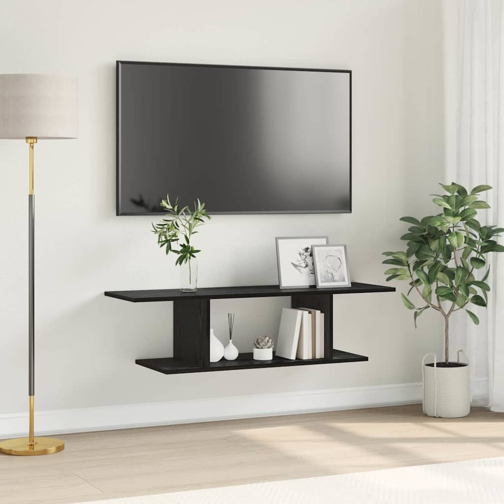 Mobile TV Nero 103 x 30 x 26.5 cm Legno multistrato