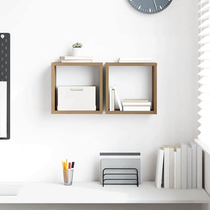 Scaffale da parete Rovere artigianale Legno multistrato