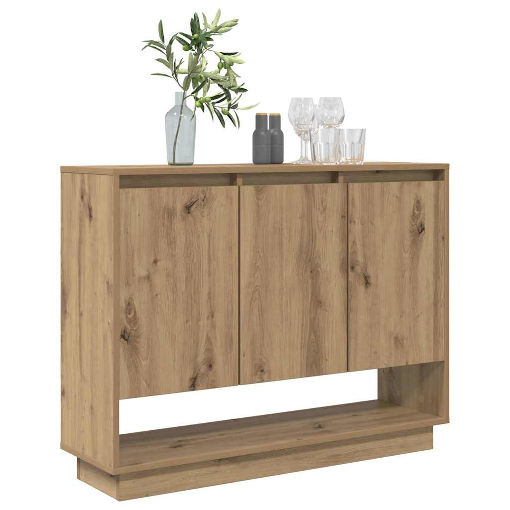 Credenza rovere artigianale 97 x 29 x 75 cm Legno multistrato