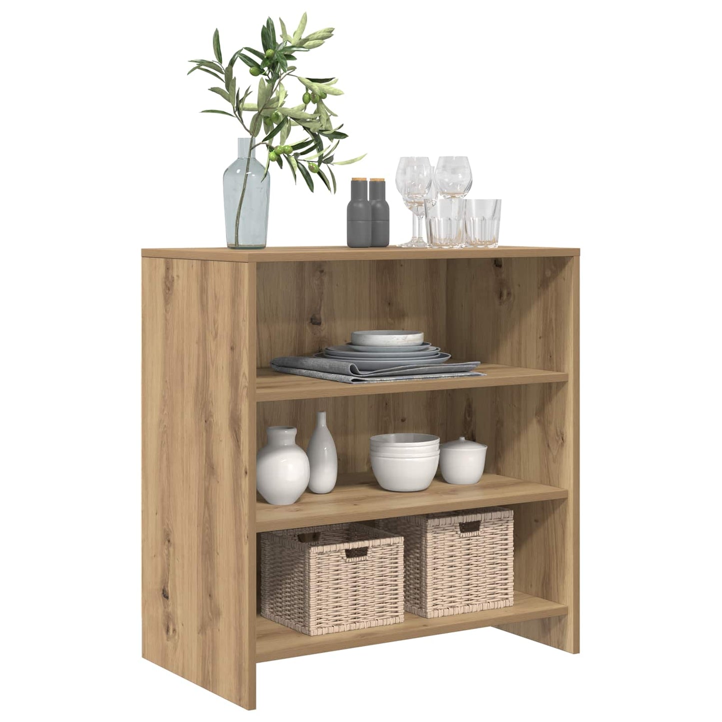 Credenza Marrone 70 x 41 x 75 cm Legno multistrato