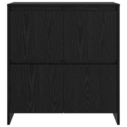 Credenza Rovere Nero 70 x 41 x 75 cm Legno multistrato