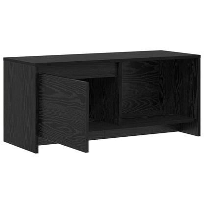 Supporto TV Rovere nero 90 x 35 x 40 cm Legno multistrato