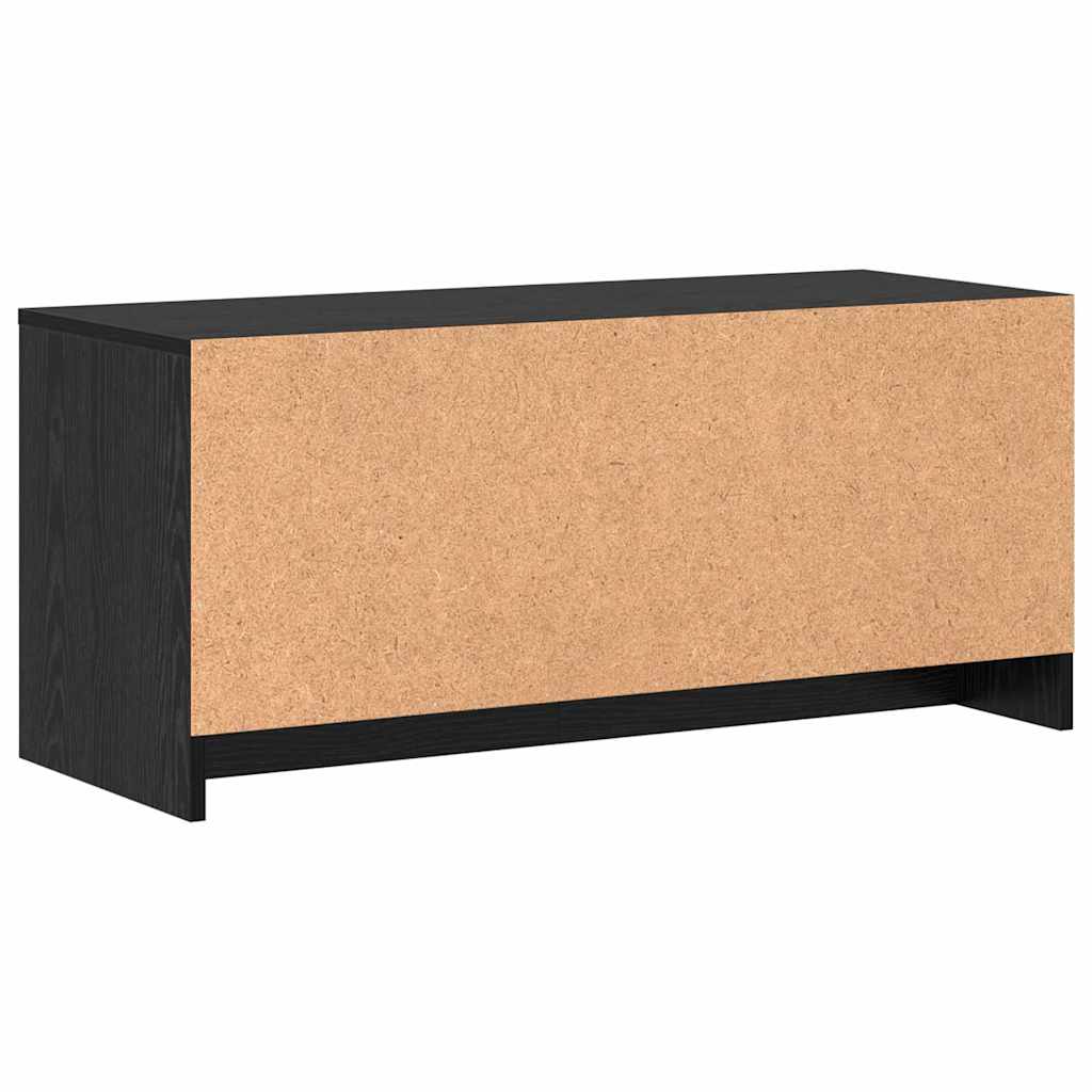 Supporto TV Rovere nero 90 x 35 x 40 cm Legno multistrato