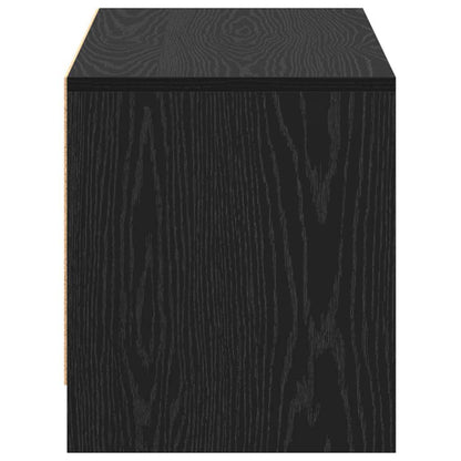 Supporto TV Rovere nero 90 x 35 x 40 cm Legno multistrato