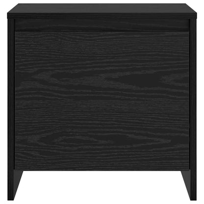 Armadio da Notte Rovere nero 45 x 34 x 44.5 cm