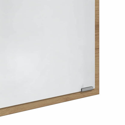Specchio da bagno LED Rovere artigianale 40 x 37 x 8.5 cm | homemem39