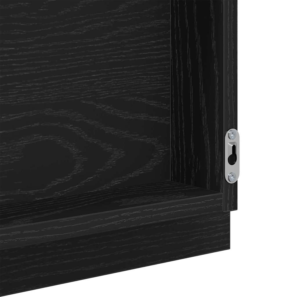 Specchio da bagno LED Rovere Nero 40 x 37 x 8.5 cm | homemem39