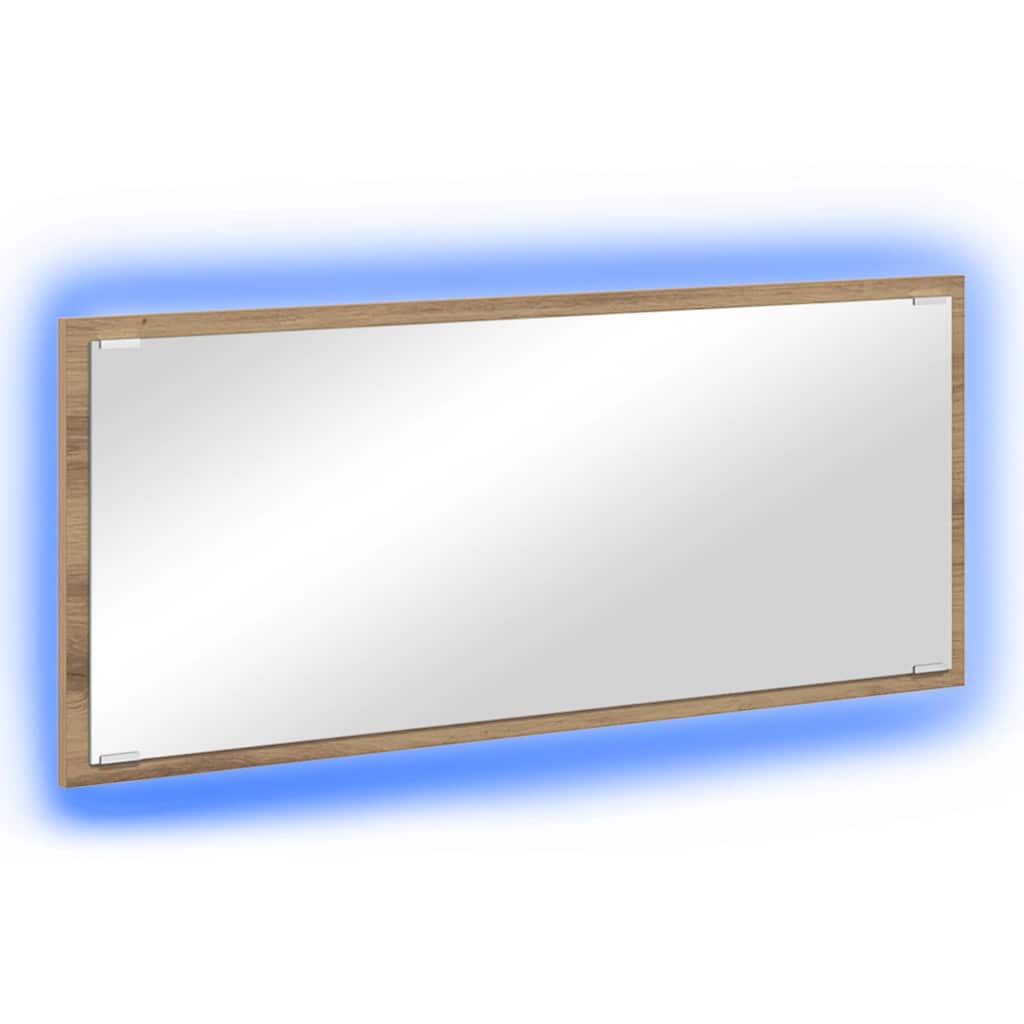 Specchio Rovere artigianale 90 x 8,5 x 37 cm | homemem39