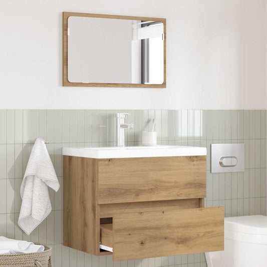 Set di mobili per il bagno 2 pcs Rovere artigianale