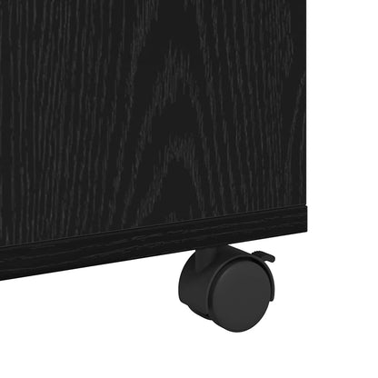 Tavolino da salotto Rovere nero 75 x 75 x 38 cm