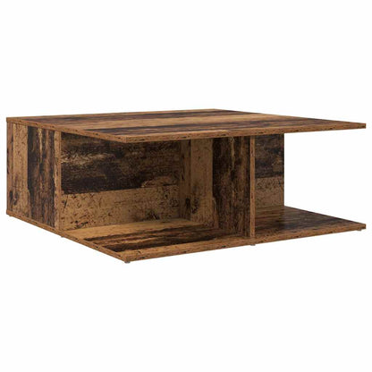Tavolino da salotto con cassetto Legno antico 80 x 80 x 31 cm