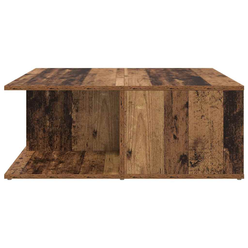 Tavolino da salotto con cassetto Legno antico 80 x 80 x 31 cm