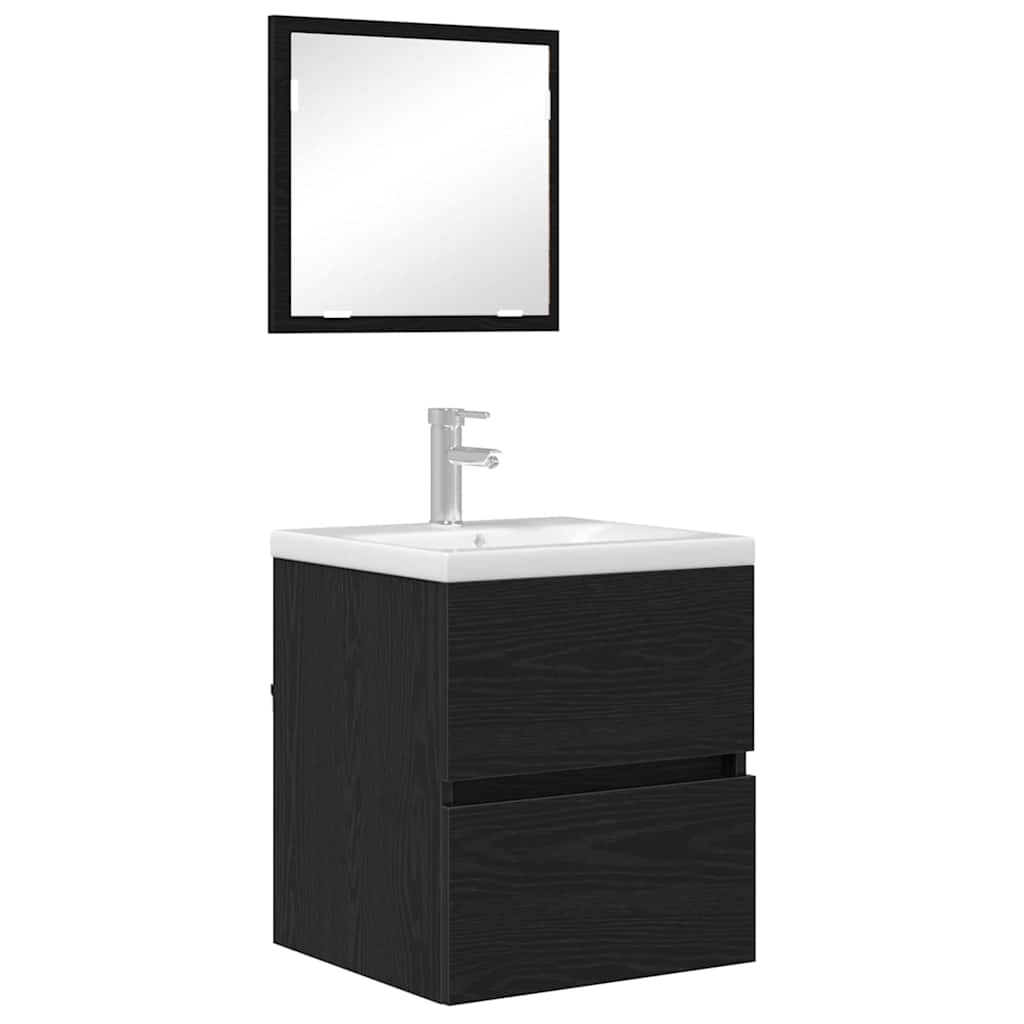 Mobile da Bagno Rovere Nero 41 x 38,5 x 45 cm | homemem39