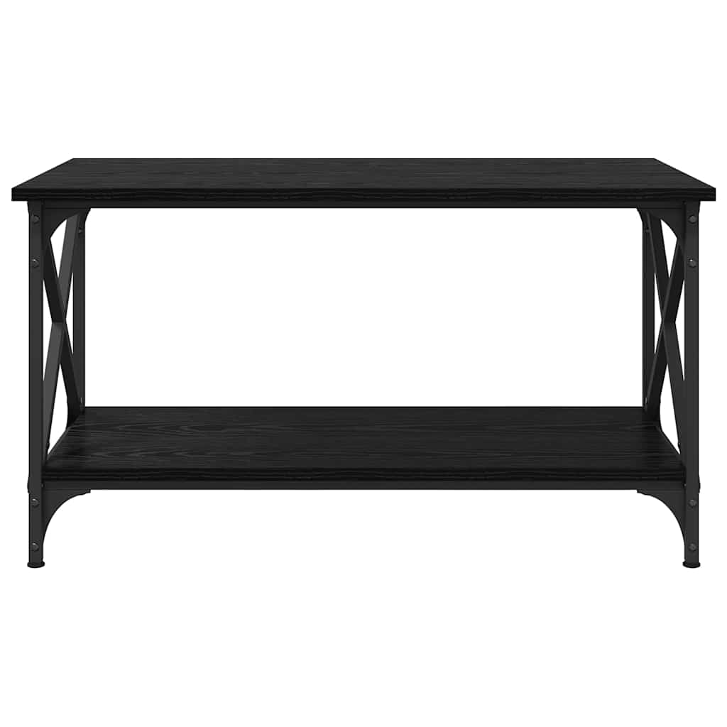 Tavolino da salotto Rovere nero 80 x 45 x 45.5 cm