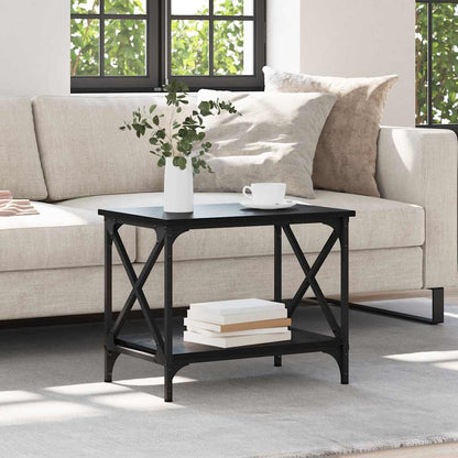 Tavolo laterale Nero Legno multistrato