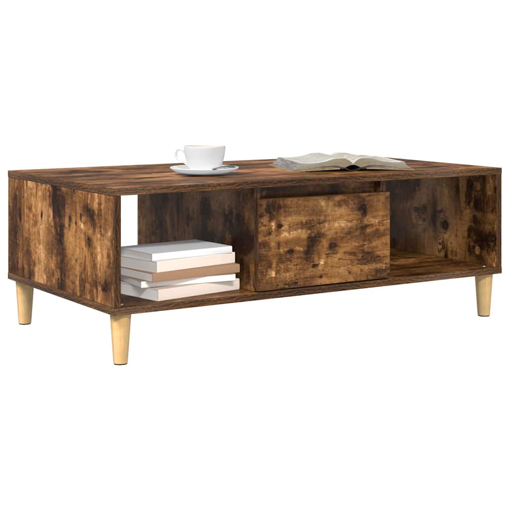 Tavolino da salotto Rovere fumé 102 x 55 x 35 cm | homemem39