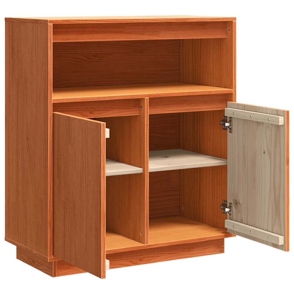 Credenza Cera marrone 70 x 34 x 80 cm Legno di pino massello