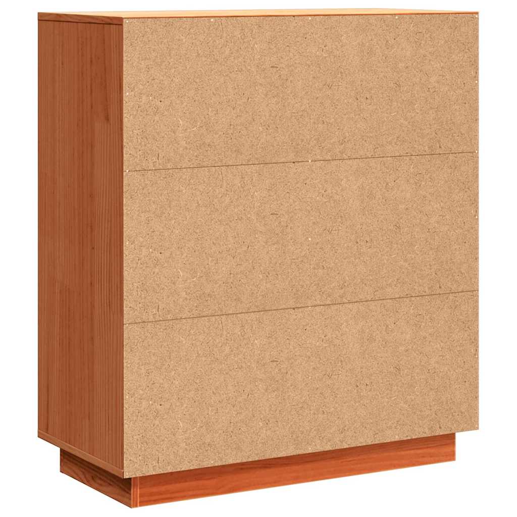 Credenza Cera marrone 70 x 34 x 80 cm Legno di pino massello