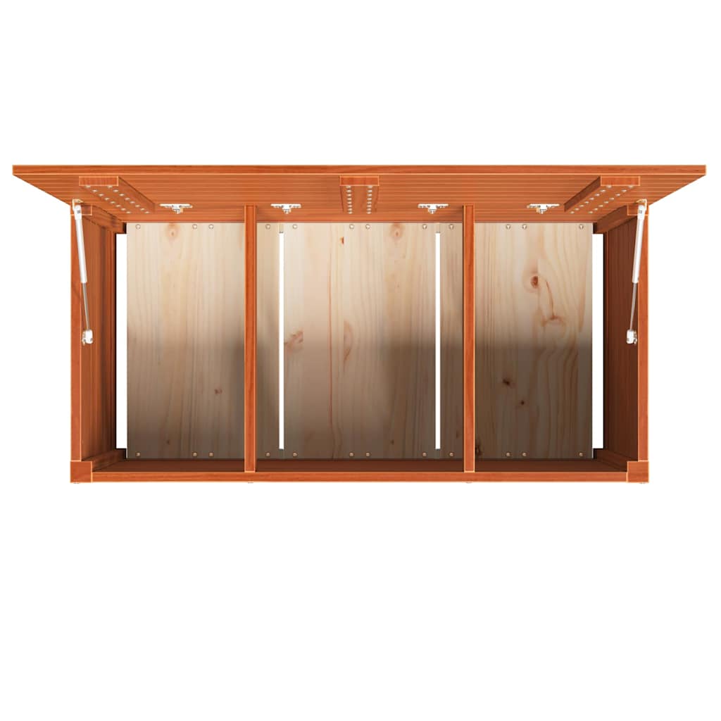 Scatola di Stoccaggio Marrone cerato 101 x 50,5 x 46,5 cm