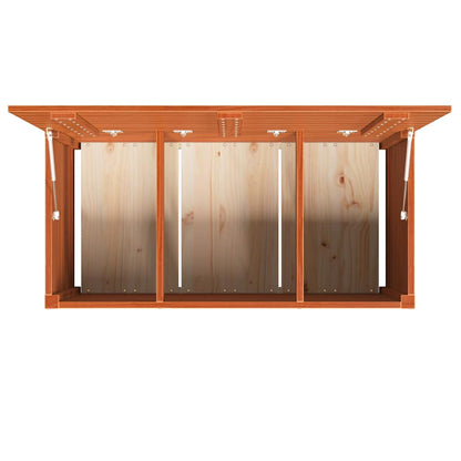 Scatola di Stoccaggio Marrone cerato 101 x 50,5 x 46,5 cm