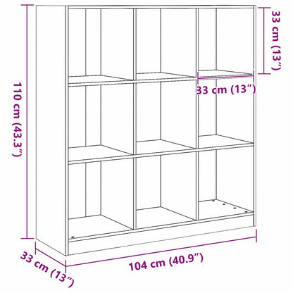 Mobile libreria / divisore per stanza Cera marrone