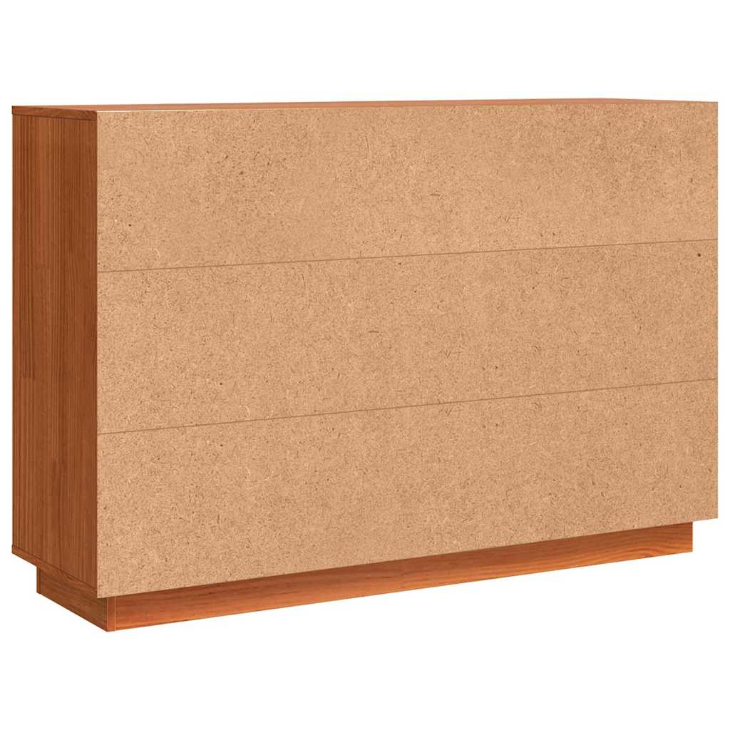 Credenza Marrone 111 x 34 x 75 cm Legno massello di pino